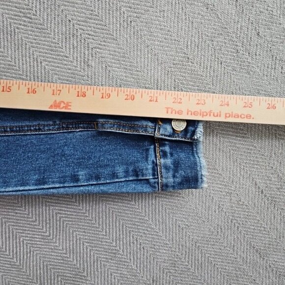 NWT Denim Blvd Los Angeles Denim Jacket Women's Size Small Bling Rhinestoned - Picture 14 of 14